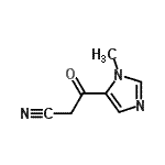 CAS 登录号：790174-74-2， 3-(1-甲基-1H-咪唑-5-基)-3-氧代丙腈