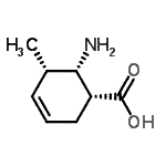 CAS 登录号：790186-47-9， (1R,5S,6S)-6-氨基-5-甲基-3-环己烯-1-羧酸