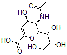 CAS 登录号：79026-37-2， (4R,5R,6R)-5-乙酰氨基-4-羟基-6-[(1R,2R)-1,2,3-三羟基丙基]-5,6-二氢-4H-吡喃-2-羧酸