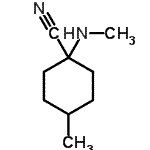 CAS 登录号：790263-34-2， 4-甲基-1-(甲基氨基)环己烷甲腈