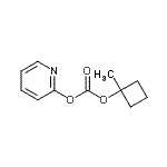 CAS#: 790305-12-3， 1-Methylcyclobutyl 2-pyridinyl carbonate