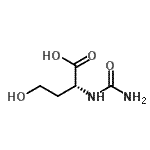 CAS 登录号：79056-17-0， N-氨基甲酰-D-高丝氨酸