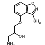 CAS#: 790606-74-5， 1-Amino-3-[(3-methyl-1,2-benzoxazol-4-yl)oxy]-2-propanol