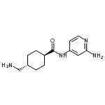 CAS 登录号：791034-24-7， 反式-4-(氨基甲基)-N-(2-氨基-4-吡啶基)环己烷甲酰胺