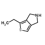 CAS 登录号：791036-23-2， 1-乙基-5,6-二氢-4H-噻吩并[3,4-c]吡咯