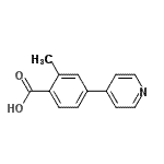 CAS 登录号：791047-63-7， 2-甲基-4-(4-吡啶基)苯甲酸