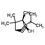 CAS 登录号：791104-79-5， (2R,4R)-2-异丙基-1,7,7-三甲基双环[2.2.1]庚-5-烯-2-醇