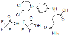 CAS#: 79133-10-1， gamma-Glutamyl-p-phenylene diamine mustard ditrifluoroacetate