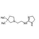 CAS#: 791524-13-5， N-[2-(3,3-Dimethyl-1-pyrrolidinyl)ethyl]-4,5-dihydro-1H-imidazol-2-amine