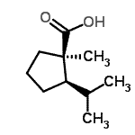 CAS#: 791534-28-6， (1R,2R)-2-Isopropyl-1-methylcyclopentanecarboxylic acid