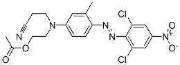 CAS 登录号：79154-84-0， 2-[2-氰基乙基-[4-(2,6-二氯-4-硝基苯基)偶氮-3-甲基苯基]氨基]乙基乙酸酯