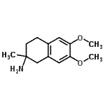 CAS 登录号：791543-15-2， 6,7-二甲氧基-2-甲基-1,2,3,4-四氢-2-萘胺
