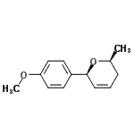 CAS 登录号：791637-41-7， (2S,6S)-6-(4-甲氧基苯基)-2-甲基-3,6-二氢-2H-吡喃