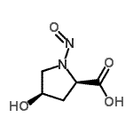 CAS 登录号：79171-52-1， (4R)-4-羟基-1-亚硝基-D-脯氨酸