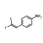CAS#: 791727-15-6， 4-(2,2-Difluorovinyl)aniline