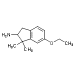 CAS 登录号：791732-70-2， 6-乙氧基-1,1-二甲基-2-茚满胺