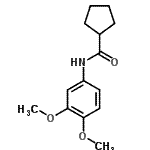 CAS 登录号：791841-30-0， N-(3,4-二甲氧基苯基)环戊烷甲酰胺