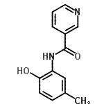 CAS 登录号：791841-88-8， N-(2-羟基-5-甲基苯基)烟酰胺