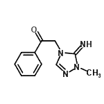 CAS 登录号：792134-99-7， 2-(5-亚氨基-1-甲基-1,5-二氢-4H-1,2,4-三唑-4-基)-1-苯乙酮