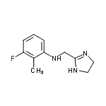 CAS 登录号：792153-97-0， N-(4,5-二氢-1H-咪唑-2-基甲基)-3-氟-2-甲基苯胺