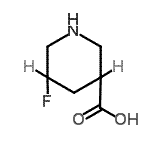 CAS 登录号：792170-98-0， 5-氟-3-哌啶羧酸