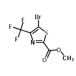 CAS 登录号：79247-83-9， 甲基5-溴-4-(三氟甲基)-1,3-噻唑-2-羧酸酯