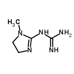 CAS 登录号：792847-19-9， 1-(1-甲基-4,5-二氢-1H-咪唑-2-基)胍