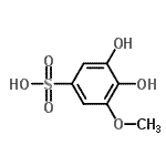 CAS#: 792868-86-1， 3,4-Dihydroxy-5-methoxybenzenesulfonic acid