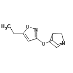 CAS 登录号：792881-56-2， 3-[(5-乙基-1,2-恶唑-3-基)氧基]-1-氮杂双环[2.2.1]庚烷
