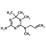 CAS 登录号：792897-92-8， N<sup>2</sup>-烯丙基-N<sup>2</sup>,1,6,6-四甲基-1,6-二氢-1,3,5-三嗪-2,4-二胺