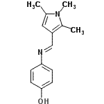CAS 登录号：792945-86-9， 4-{(E)-[(1,2,5-三甲基-1H-吡咯-3-基)亚甲基]氨基}苯酚