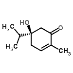 CAS 登录号：792955-21-6， (5R)-5-羟基-5-异丙基-2-甲基-2-环己烯-1-酮