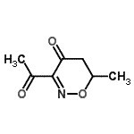 CAS 登录号：79311-01-6， 3-乙酰基-6-甲基-5,6-二氢-4H-1,2-恶嗪-4-酮