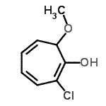 CAS 登录号：793609-58-2， 2-氯-7-甲氧基-1,3,5-环庚三烯-1-醇