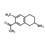 CAS 登录号：793652-59-2， 1-(7-氨基-3-甲基-5,6,7,8-四氢-2-萘基)乙酮