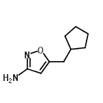 CAS 登录号：794566-73-7， 5-(环戊基甲基)异恶唑-3-胺