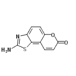 CAS 登录号：79492-10-7， 2-氨基-7H-苯并吡喃并[6,5-d][1,3]噻唑-7-酮