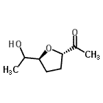 CAS 登录号：79548-42-8， 1-[(2S,5S)-5-(1-羟基乙基)四氢呋喃-2-基]乙酮