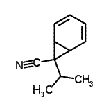 CAS#: 79574-47-3， 7-Isopropylbicyclo[4.1.0]hepta-2,4-diene-7-carbonitrile