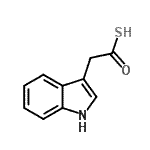CAS 登录号：79582-53-9， 1H-吲哚-3-基硫代乙S-酸