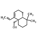 CAS 登录号：796047-24-0， [(4aS,8aR)-1,1-二甲基-5-乙烯基-1,3,4,7,8,8a-六氢-4a(2H)-萘基]甲醇