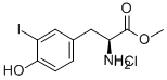 结构式 CAS# 79677-58-0, 3-碘-L-酪氨酸甲酯盐酸盐