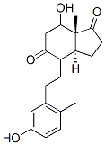 CAS 登录号：79683-94-6， (3aS,4S,7R,7aR)-7-羟基-4-[2-(5-羟基-2-甲基苯基)乙基]-7a-甲基-2,3,3a,4,6,7-六氢茚-1,5-二酮