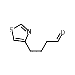 CAS 登录号：79685-58-8， 4-(1,3-噻唑-4-基)丁醛