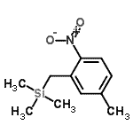 CAS 登录号：796854-76-7， 三甲基(5-甲基-2-硝基苄基)硅烷