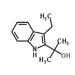 CAS 登录号：796964-11-9， 2-(3-乙基-1H-吲哚-2-基)-2-丙醇