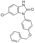CAS#: 79759-84-5， 5-Chloro-3-[4-(Phenylmethoxy)Phenyl]-1H-Benzimidazol-2-One