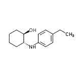 CAS 登录号：797789-13-0， (1R,2R)-2-[(4-乙基苯基)氨基]环己醇