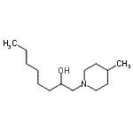 CAS 登录号：797789-44-7， 1-(4-甲基-1-哌啶基)-2-辛醇