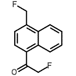 CAS 登录号：79797-93-6， 2-氟-1-[4-(氟甲基)-1-萘基]乙酮